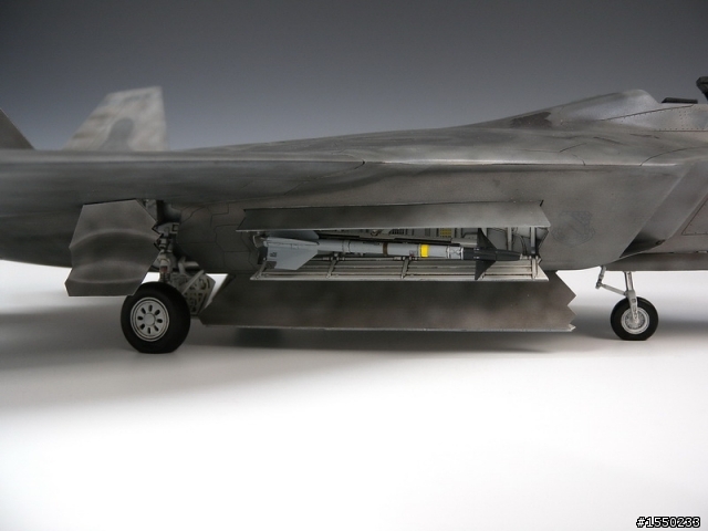 1/48 美軍飛彈組&附贈的F-22 成品圖