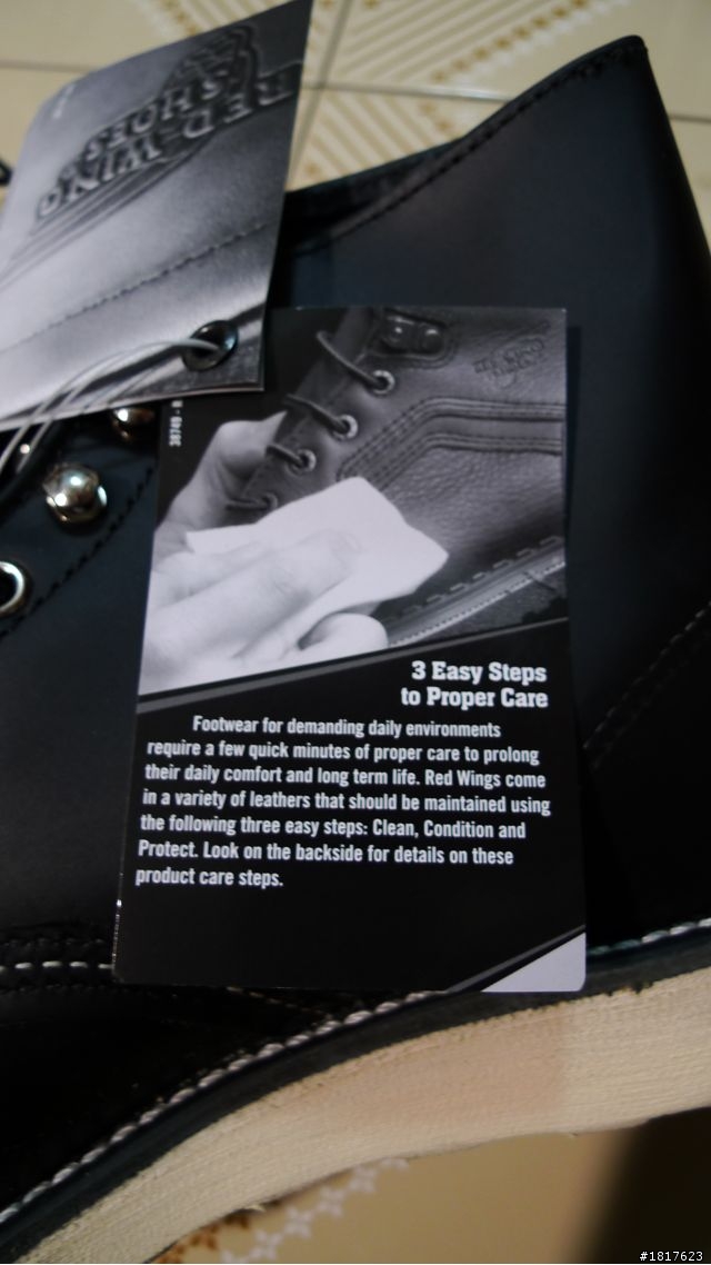 red wing 8165 開箱文，增一年後圖