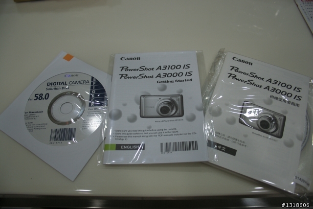 [開箱]Canon-A3100IS，工作小幫手入荷。