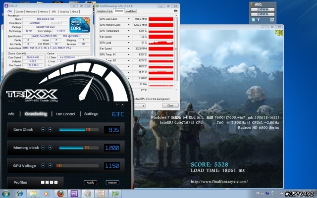 [不專業開箱+測試] 新歡 MSI 6850   舊愛 MSI 4890 (新增全機超頻以及LOST PLANET2、Dirt2測試)