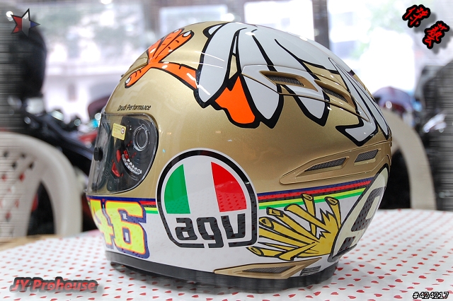 [開箱] AGV GP-TECH The Chicken 9 九次冠軍紀念帽