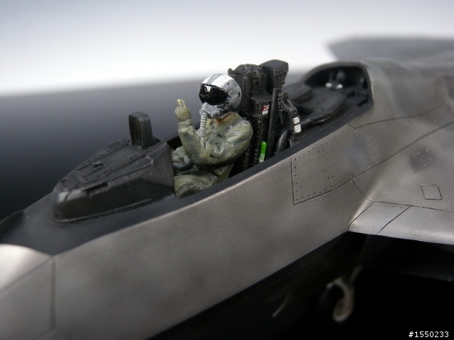 1/48 美軍飛彈組&附贈的F-22 成品圖