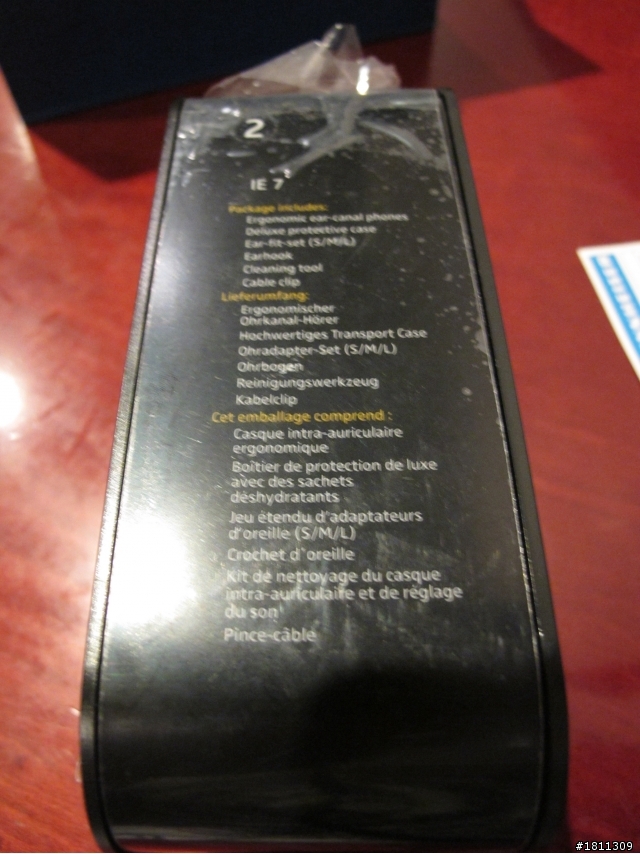 [開箱]鐵三角~袋子的  聲海IE7  XD  附上RUN10小時的試聽心得