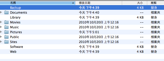 iDisk 部分圖示消失