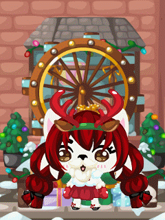 [ 240X320 ]  臉書~ Pet Society 聖誕節(未完成) ^^