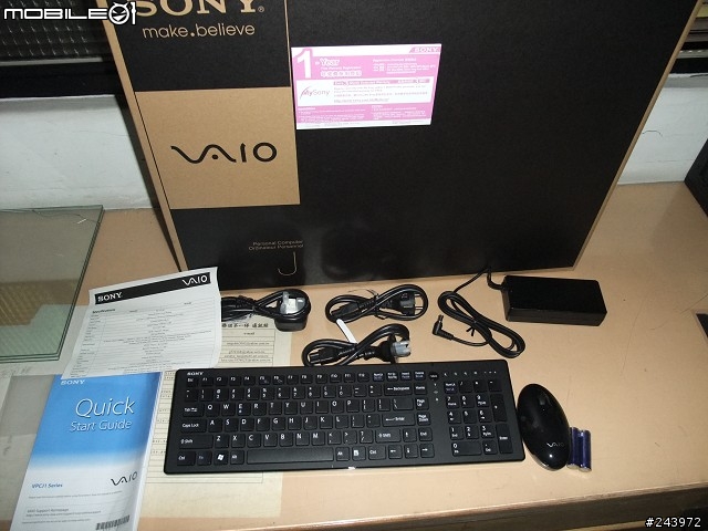 [開箱文] VAIO VPCJ-128,低調而奢華的桌上型觸碰電腦
