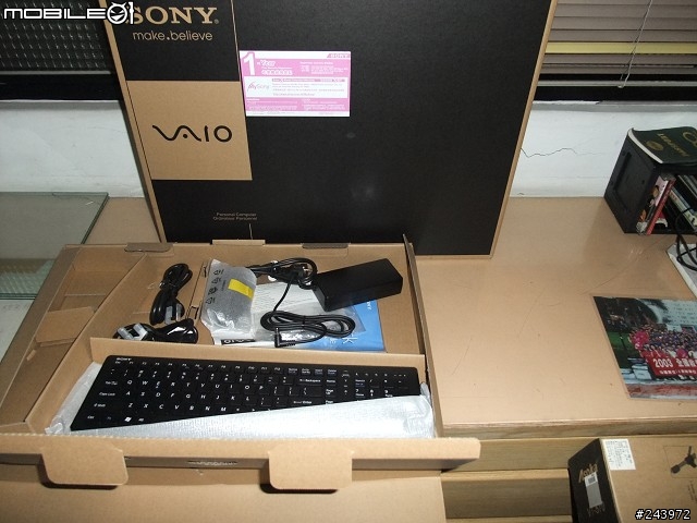 [開箱文] VAIO VPCJ-128,低調而奢華的桌上型觸碰電腦