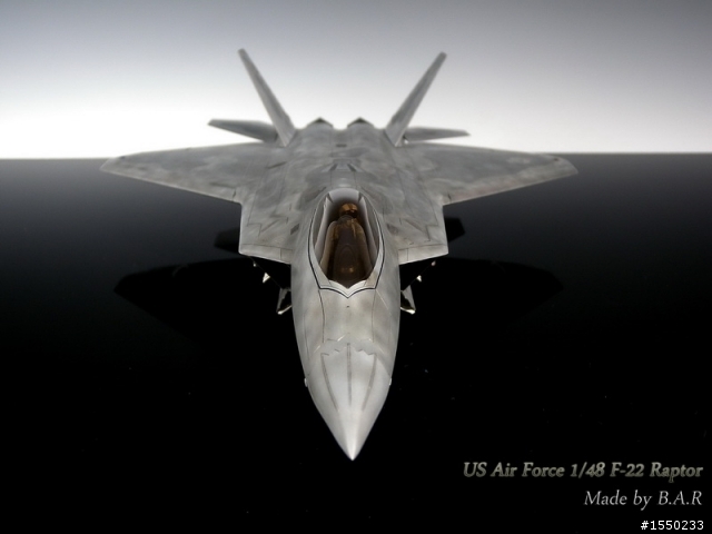 1/48 美軍飛彈組&附贈的F-22 成品圖