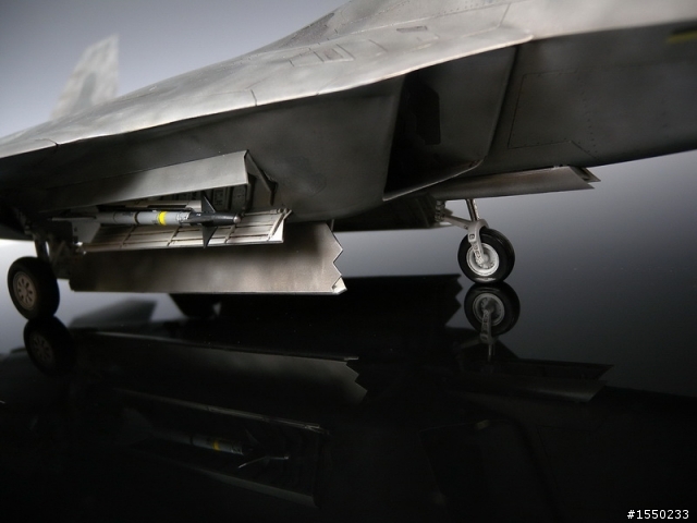 1/48 美軍飛彈組&附贈的F-22 成品圖