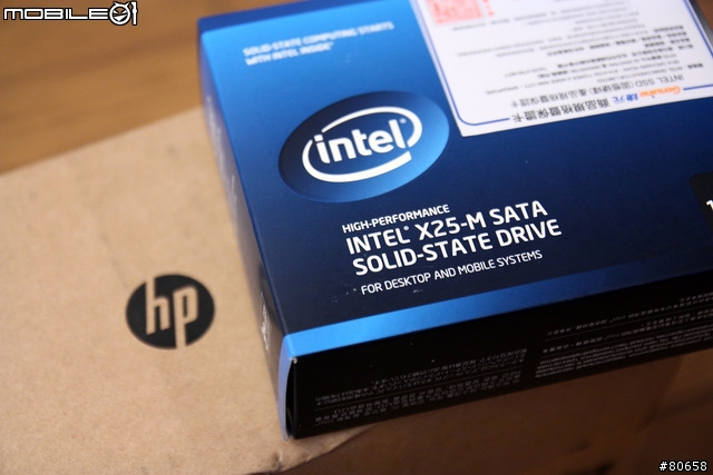 【宵夜開箱】HP 160GB SATA X25-M 固態硬碟
