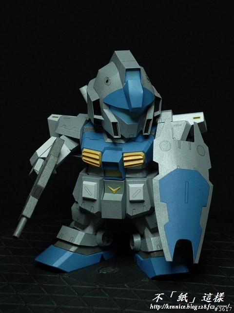 [紙模]SD RGM-79N 試作完成