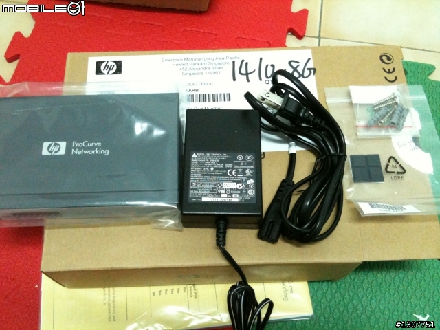 [開箱]HP ProCurve 1410-8port Giga Switch