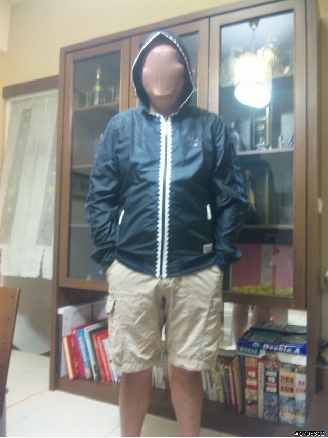 adidas originals OT H FLOCK風衣連帽外套