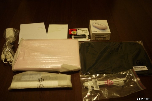 ASUS  Eee pc 1005px 貝殼粉  開箱文