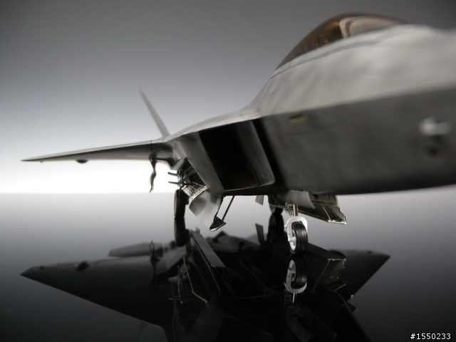1/48 美軍飛彈組&附贈的F-22 成品圖