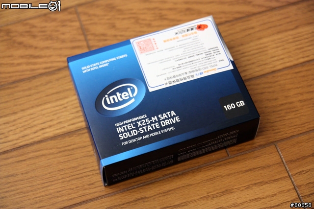 【宵夜開箱】HP 160GB SATA X25-M 固態硬碟