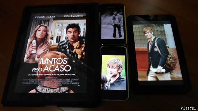 We are family. Galaxy Tab + i9000 + iPad + iPhone4