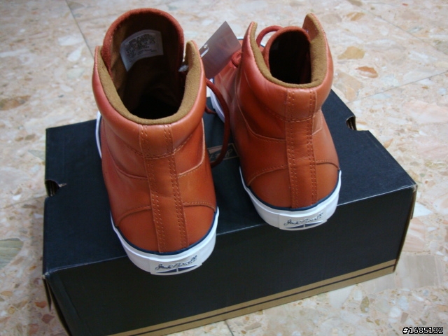 Converse~Jack Purcell~開口笑~棕色高筒鞋~開箱