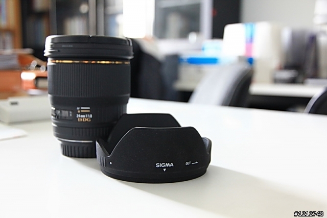 [遲來開箱] Sigma 24mm f1.8 for Canon