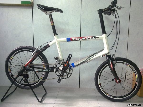 小閔的【開箱文】航翊 EQUINOX 碳纖鋁合金 小徑車 50/34T 白色