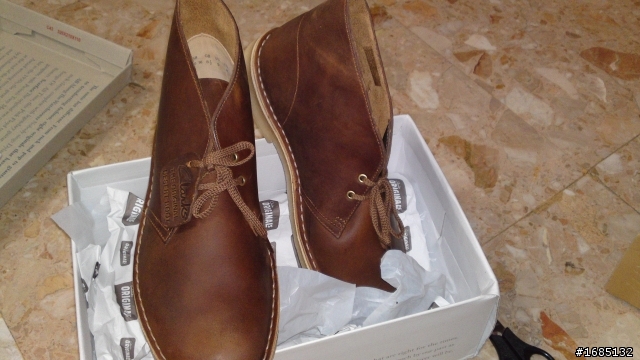 Clarks~沙漠靴~WAX蜜蠟色~開相分享