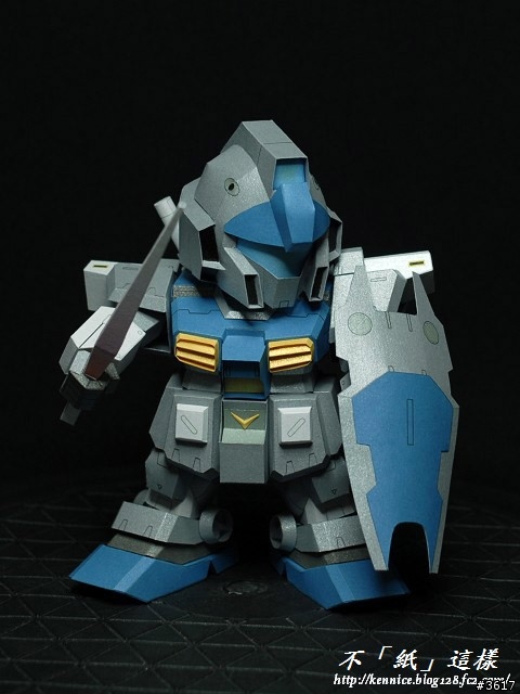 [紙模]SD RGM-79N 試作完成