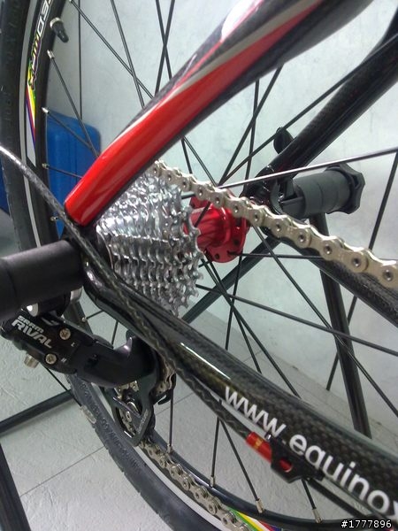 小閔的【開箱文】航翊 EQUINOX 碳纖鋁合金 小徑車 50/34T 白色