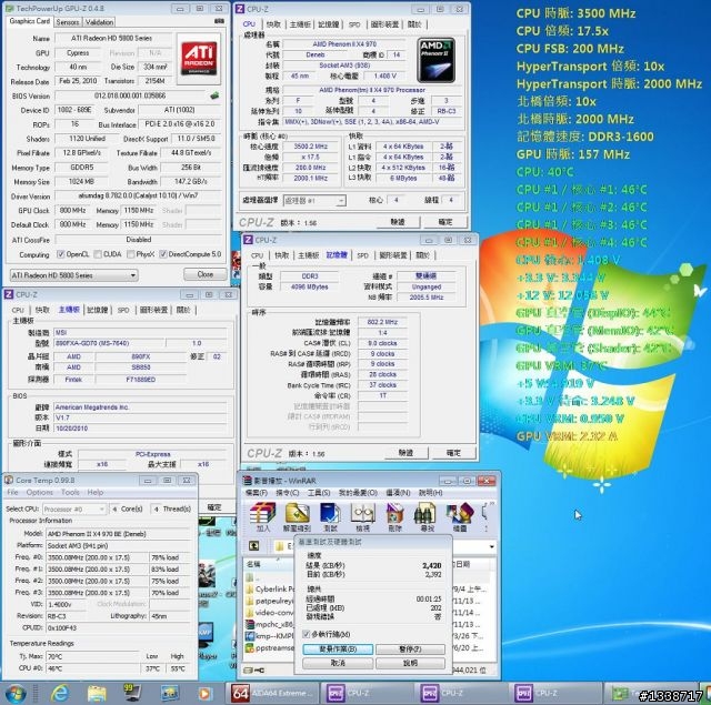 [輕鬆上4G] Phenom II X4 970 黑盒之超頻分享!!