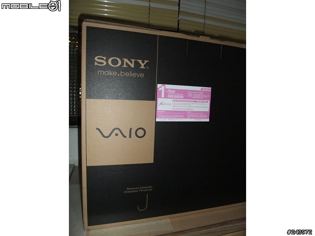 [開箱文] VAIO VPCJ-128,低調而奢華的桌上型觸碰電腦