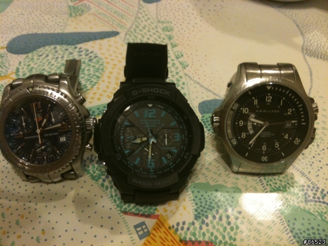 我的一段戰鬥魂 G-SHOCK GW-3000BD ,HAMILTON ,TAG Heuer