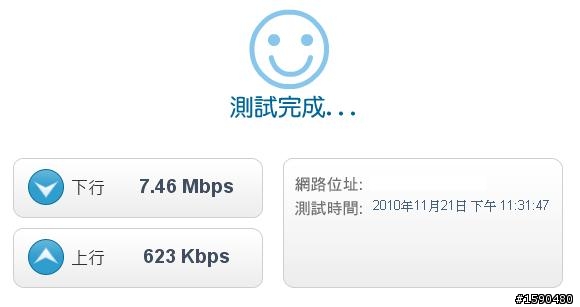 剛中華電信的幫我換數據機為2M/128K的速度了..請問我這測試速度是否正常?