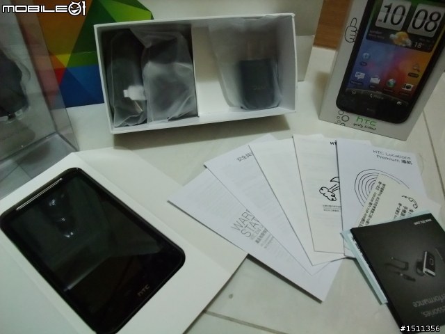 [開箱概略版]突如其來的HTC Desire HD，Surprise～