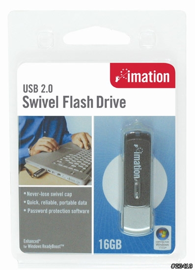 Imation Swivel 266X 16G 防寫碟王 簡單測試