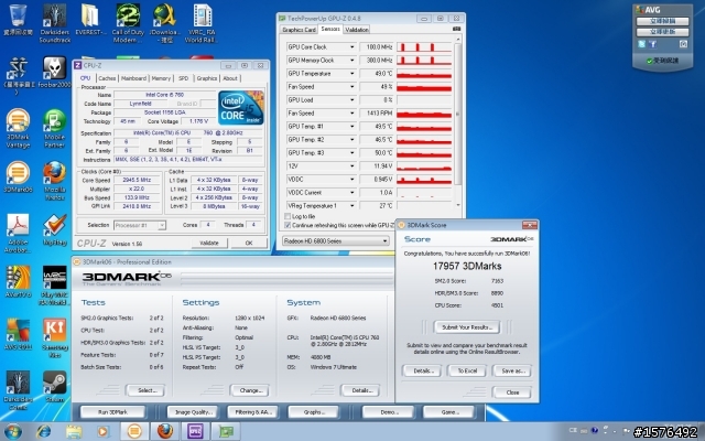 [不專業開箱+測試] 新歡 MSI 6850   舊愛 MSI 4890 (新增全機超頻以及LOST PLANET2、Dirt2測試)