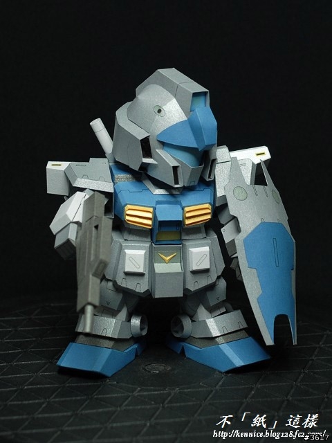[紙模]SD RGM-79N 試作完成