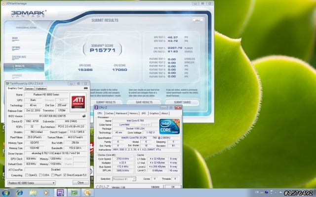 [不專業開箱+測試] 新歡 MSI 6850   舊愛 MSI 4890 (新增全機超頻以及LOST PLANET2、Dirt2測試)