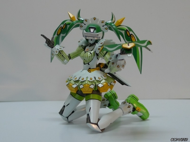 電腦戰機 1/100 飛燕女僕 萌葱白糸折鶴蘭