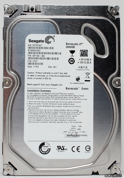 [測試]節能硬碟：Seagate Barracuda Green