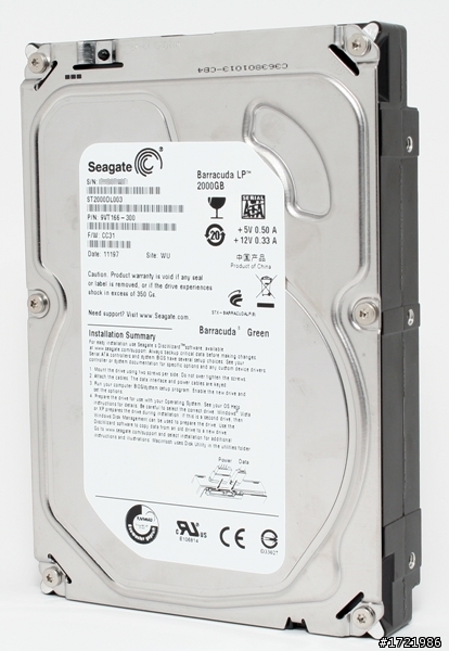 [測試]節能硬碟：Seagate Barracuda Green