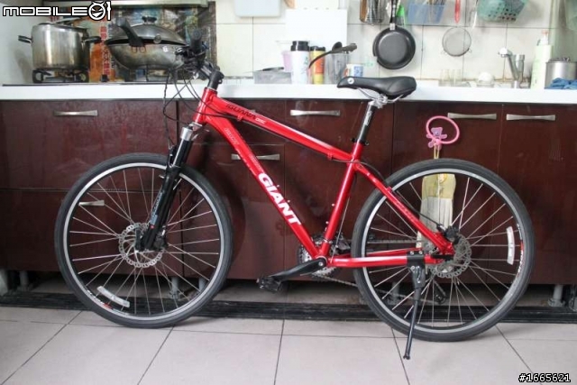 不見箱之入門登山車GIANT IGUANA DISC小紅瓜開箱文……