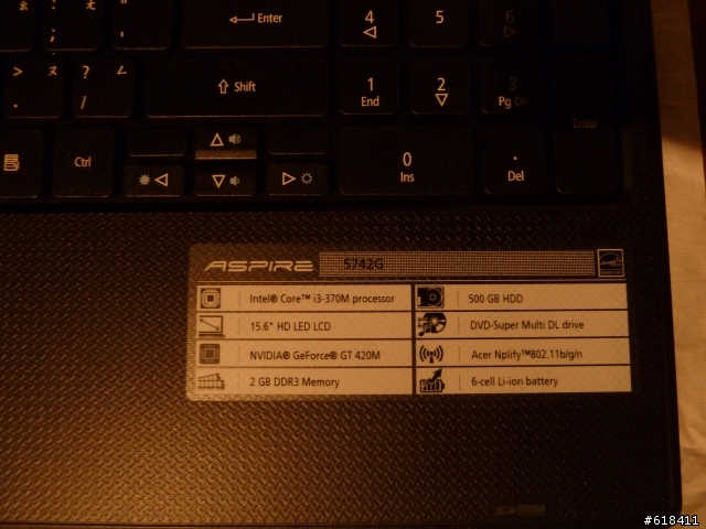 ACER  5742G  I3  [簡易開箱]