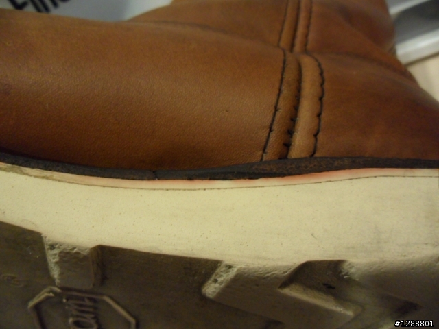 高雄漢神地下樓美壽多換底Red Wing 866,Vibram白底一年後