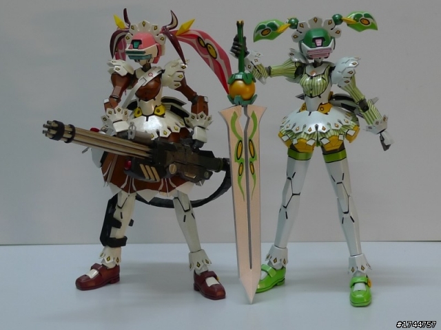 電腦戰機 1/100 飛燕女僕 萌葱白糸折鶴蘭