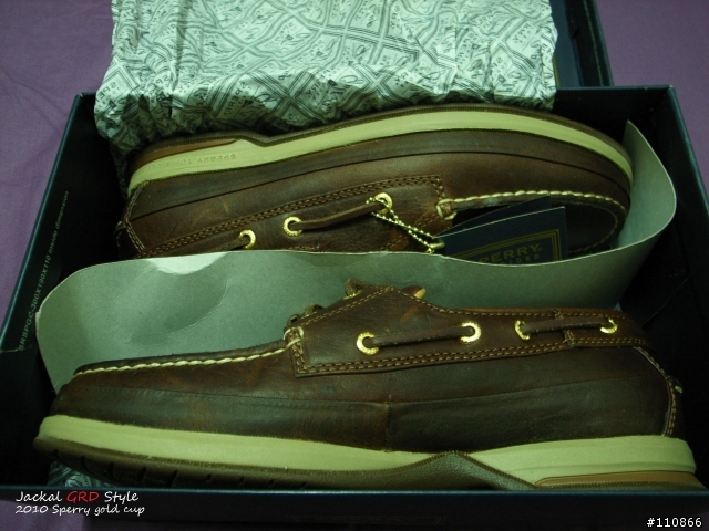 [開箱]經典帆船鞋Sperry Top-Sider Gold Cup 2-Eye Boat Shoe