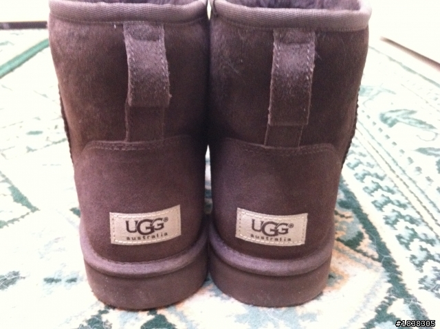 UGG雪靴 短版著用圖