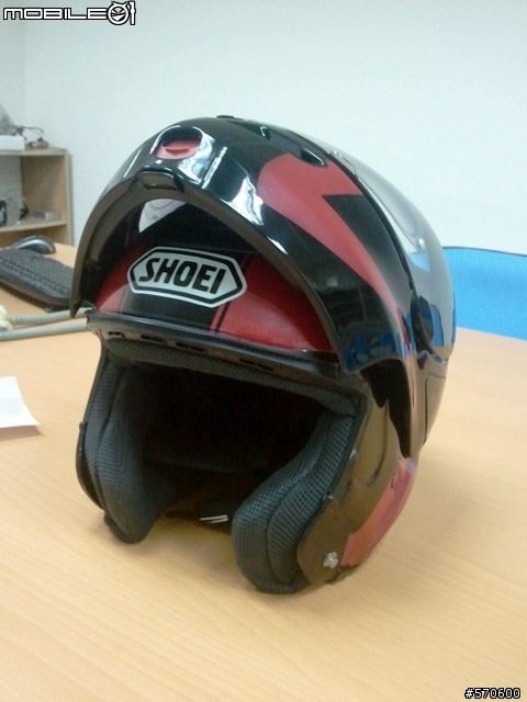 SHOEI Multitec 安全帽 彩繪紅色版