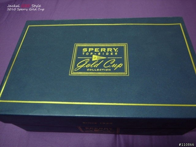 [開箱]經典帆船鞋Sperry Top-Sider Gold Cup 2-Eye Boat Shoe