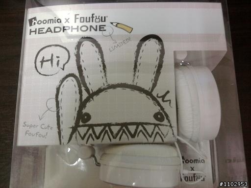 [簡易開箱， 聽見幸福的聲音]hoomia foufou x hoomia 塗鴉造型頭戴小耳罩