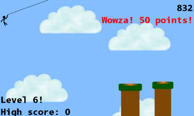 WP7 免費趣味遊戲Swipy Man