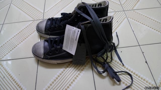 Converse John Varvatos All Star 黑真皮高桶聯名款